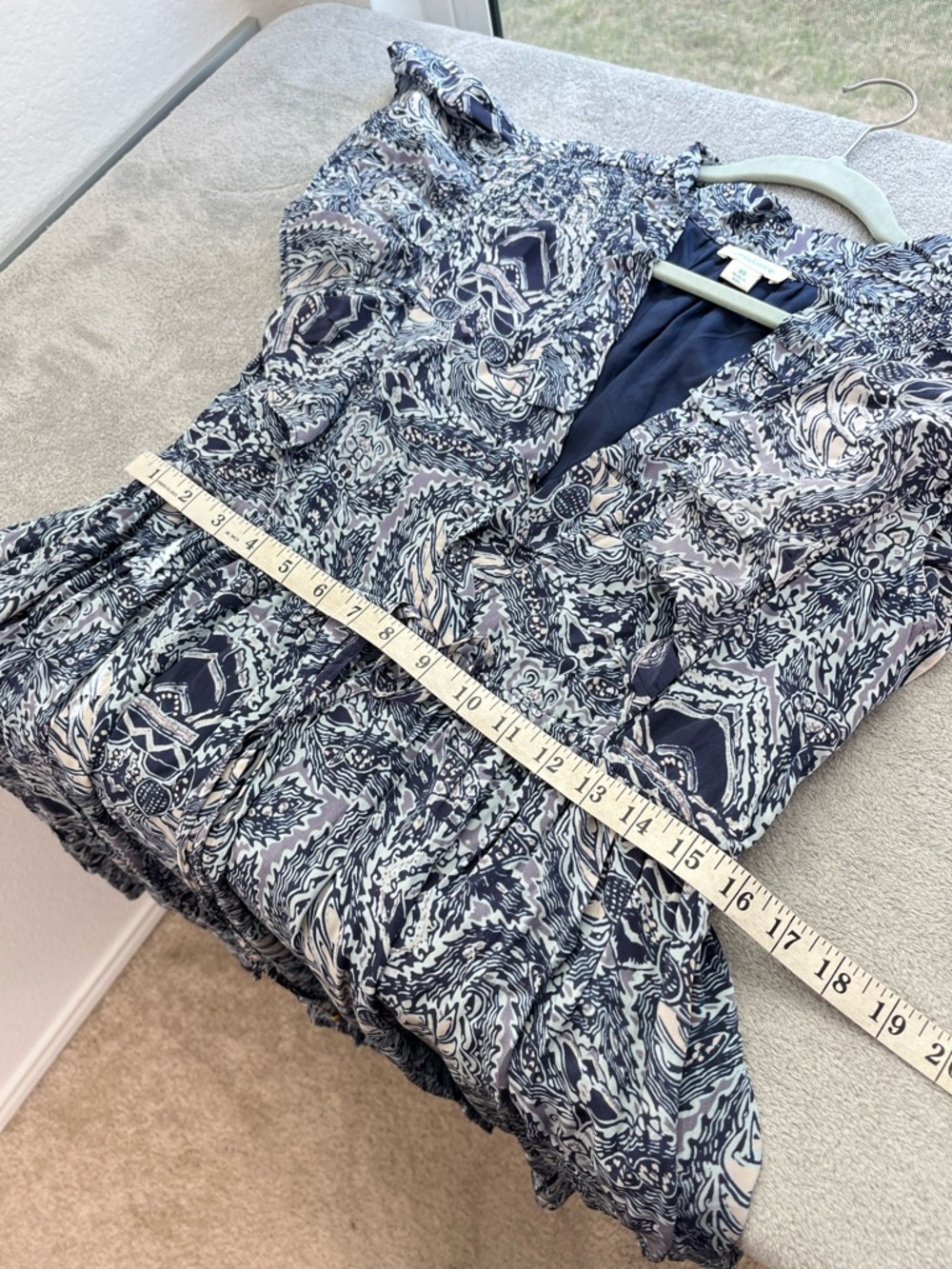 Sundance Skye Dress Navy Blue size XS - Picture 7 of 9